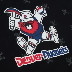 Apparel Mitchell & Ness Hoodies & Sweatshirts-Aop Fleece Hoodie Denver Nuggets