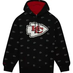Apparel Mitchell & Ness Hoodies & Sweatshirts-Aop Fleece Hoodie Kansas City Chiefs