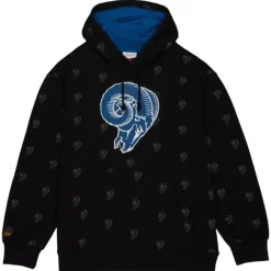 Apparel Mitchell & Ness Hoodies & Sweatshirts-Aop Fleece Hoodie Los Angeles Rams