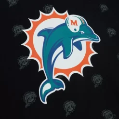 Apparel Mitchell & Ness Hoodies & Sweatshirts-Aop Fleece Hoodie Miami Dolphins