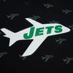 Apparel Mitchell & Ness Hoodies & Sweatshirts-Aop Fleece Hoodie New York Jets