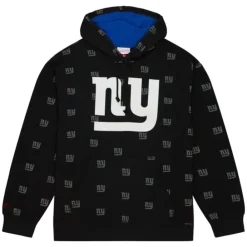 Apparel Mitchell & Ness Hoodies & Sweatshirts-Aop Fleece Hoodie New York Giants