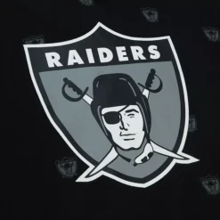Apparel Mitchell & Ness Hoodies & Sweatshirts-Aop Fleece Hoodie Oakland Raiders