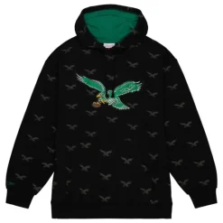 Apparel Mitchell & Ness Hoodies & Sweatshirts-Aop Fleece Hoodie Philadelphia Eagles