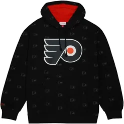 Apparel Mitchell & Ness Hoodies & Sweatshirts-Aop Fleece Hoodie Philadelphia Flyers