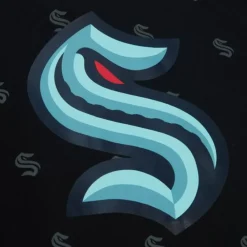 Apparel Mitchell & Ness Hoodies & Sweatshirts-Aop Fleece Hoodie Seattle Kraken