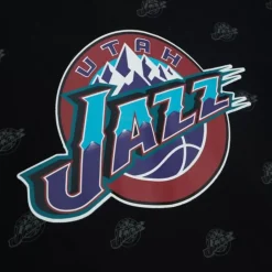 Apparel Mitchell & Ness Hoodies & Sweatshirts-Aop Fleece Hoodie Utah Jazz