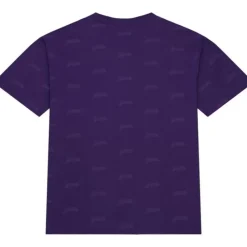 Apparel Mitchell & Ness T-Shirts & Tops-Aop S/S Top Los Angeles Lakers