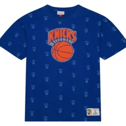 Apparel Mitchell & Ness T-Shirts & Tops-Aop S/S Top New York Knicks