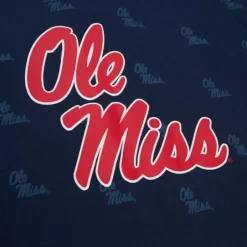 Apparel Mitchell & Ness T-Shirts & Tops-Aop Ss Top University Of Mississippi