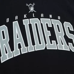 Apparel Mitchell & Ness Hoodies & Sweatshirts-Arch Team Crew Oakland Raiders