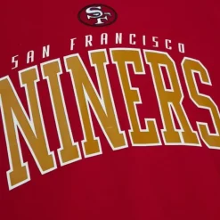 Apparel Mitchell & Ness Hoodies & Sweatshirts-Arch Team Crew San Francisco 49Ers