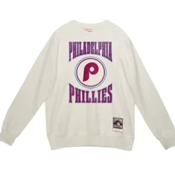 Apparel Mitchell & Ness Hoodies & Sweatshirts-Arched Lockup Crew Philadelphia Phillies