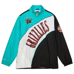 Apparel Mitchell & Ness Jackets & Outerwear-Arched Retro Lined Windbreaker Vancouver Grizzlies