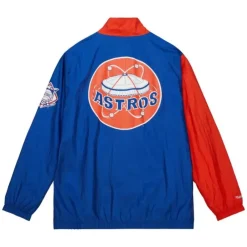 Apparel Mitchell & Ness Jackets & Outerwear-Arched Retro Lined Windbreaker Houston Astros
