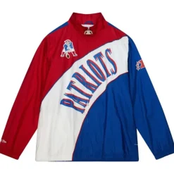 Apparel Mitchell & Ness Jackets & Outerwear-Arched Retro Lined Windbreaker New England Patriots