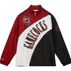 Apparel Mitchell & Ness Jackets & Outerwear-Arched Retro Lined Windbreaker University Of South Carolina