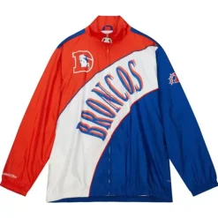 Apparel Mitchell & Ness Jackets & Outerwear-Arched Retro Lined Windbreaker Denver Broncos