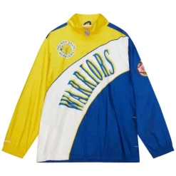 Apparel Mitchell & Ness Jackets & Outerwear-Arched Retro Lined Windbreaker Golden State Warriors