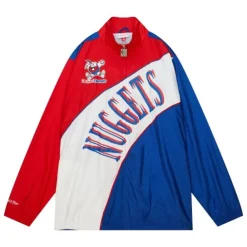 Apparel Mitchell & Ness Jackets & Outerwear-Arched Retro Lined Windbreaker Denver Nuggets