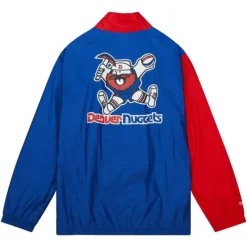 Apparel Mitchell & Ness Jackets & Outerwear-Arched Retro Lined Windbreaker Denver Nuggets