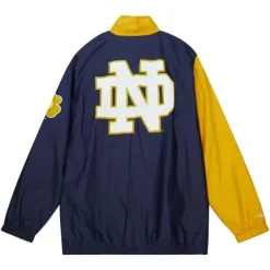 Apparel Mitchell & Ness Jackets & Outerwear-Arched Retro Lined Windbreaker University Of Notre Dame