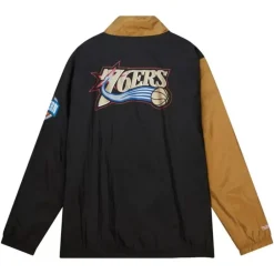 Apparel Mitchell & Ness Jackets & Outerwear-Arched Retro Lined Windbreaker Philadelphia 76Ers