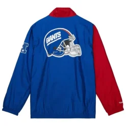 Apparel Mitchell & Ness Jackets & Outerwear-Arched Retro Lined Windbreaker New York Giants