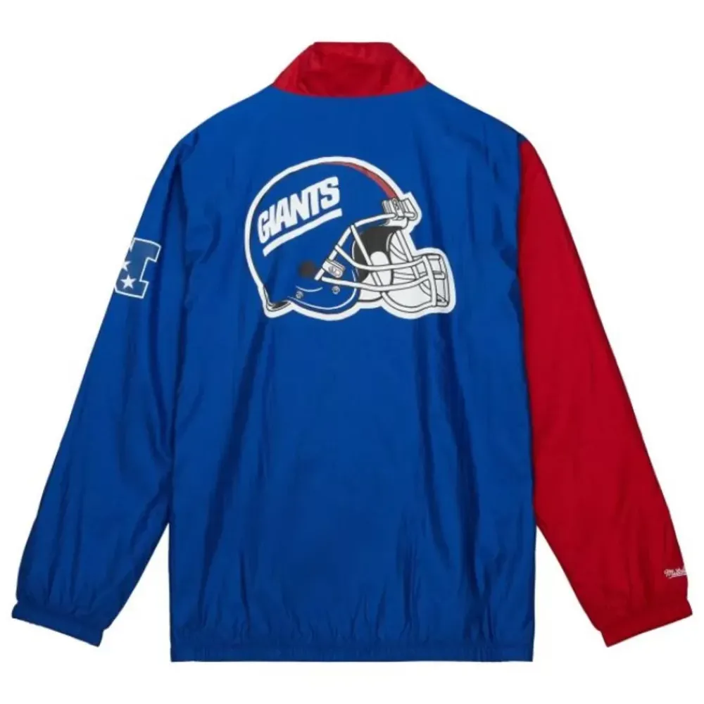 Apparel Mitchell & Ness Jackets & Outerwear-Arched Retro Lined Windbreaker New York Giants