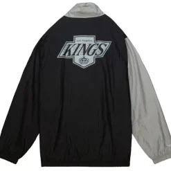 Apparel Mitchell & Ness Jackets & Outerwear-Arched Retro Lined Windbreaker Los Angeles Kings