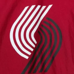 Apparel Mitchell & Ness Jackets & Outerwear-Arched Retro Lined Windbreaker Portland Trail Blazers