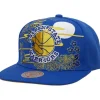 Headwear Mitchell & Ness -Asian Heritage Snapback Hwc Golden State Warriors