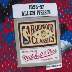 Jerseys Mitchell & Ness -Asian Heritage Swingman Allen Iverson Philadelphia 76Ers 1996-97 Jersey 5.0