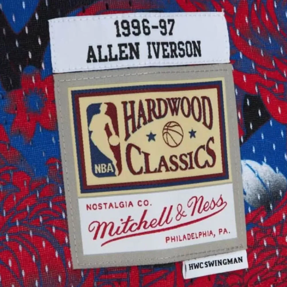 Jerseys Mitchell & Ness -Asian Heritage Swingman Allen Iverson Philadelphia 76Ers 1996-97 Jersey 5.0