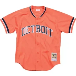 Jerseys Mitchell & Ness -Authentic Alan Trammell Detroit Tigers 1993 Button Front Jersey