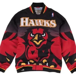 Apparel Mitchell & Ness Jackets & Outerwear-Authentic Atlanta Hawks 1995-96 Warm Up Jacket