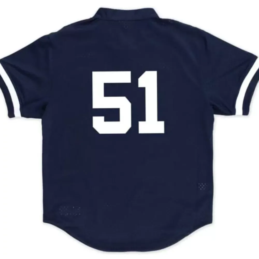 Jerseys Mitchell & Ness -Authentic Bernie Williams New York Yankees 1995 Pullover Jersey