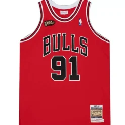 Jerseys Mitchell & Ness -Authentic Dennis Rodman Chicago Bulls Road 1997-98 Jersey