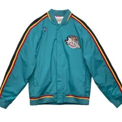 Apparel Mitchell & Ness Jackets & Outerwear-Authentic Detroit Pistons 1997-98 Warm Up Jacket