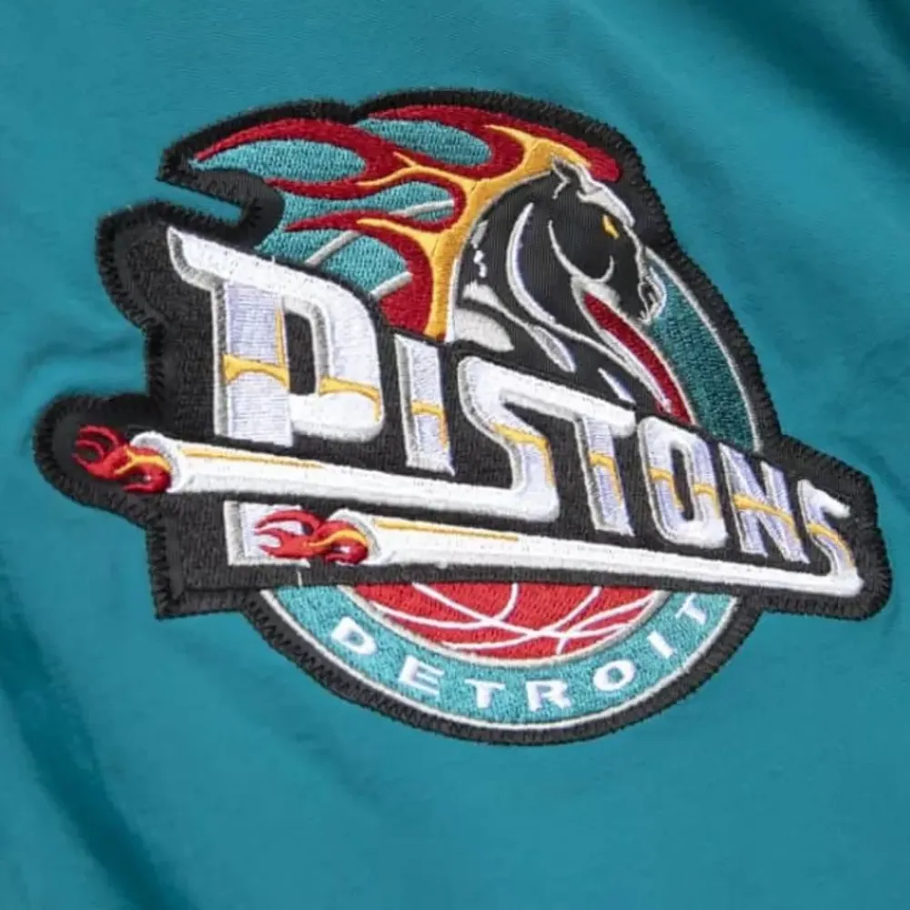 Apparel Mitchell & Ness Jackets & Outerwear-Authentic Detroit Pistons 1997-98 Warm Up Jacket