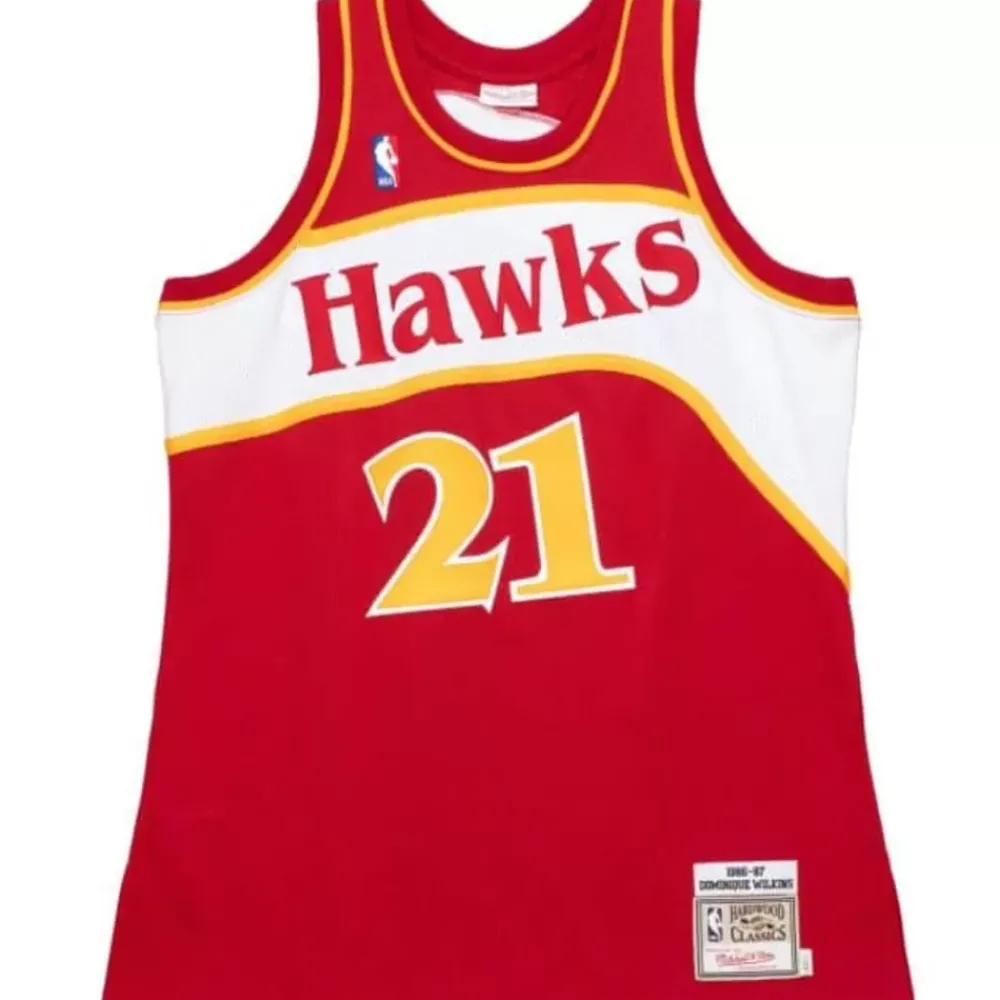 Jerseys Mitchell & Ness -Authentic Dominique Wilkins Atlanta Hawks 1987-88 Jersey
