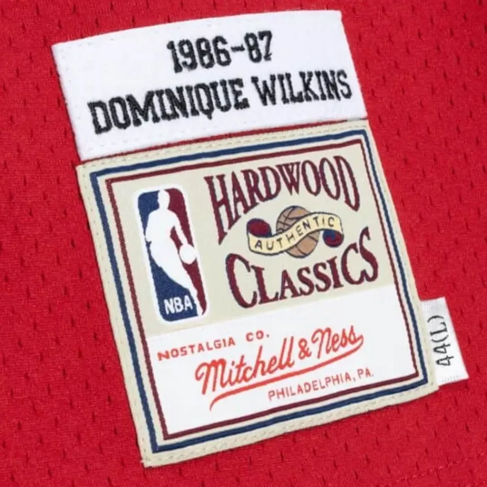 Jerseys Mitchell & Ness -Authentic Dominique Wilkins Atlanta Hawks 1987-88 Jersey
