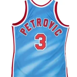 Jerseys Mitchell & Ness -Authentic Drazen Petrovic New Jersey Nets 1990-91 Jersey