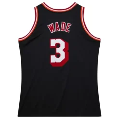 Jerseys Mitchell & Ness -Authentic Dwyane Wade Miami Heat Dark Hwc 2013-14 Jersey
