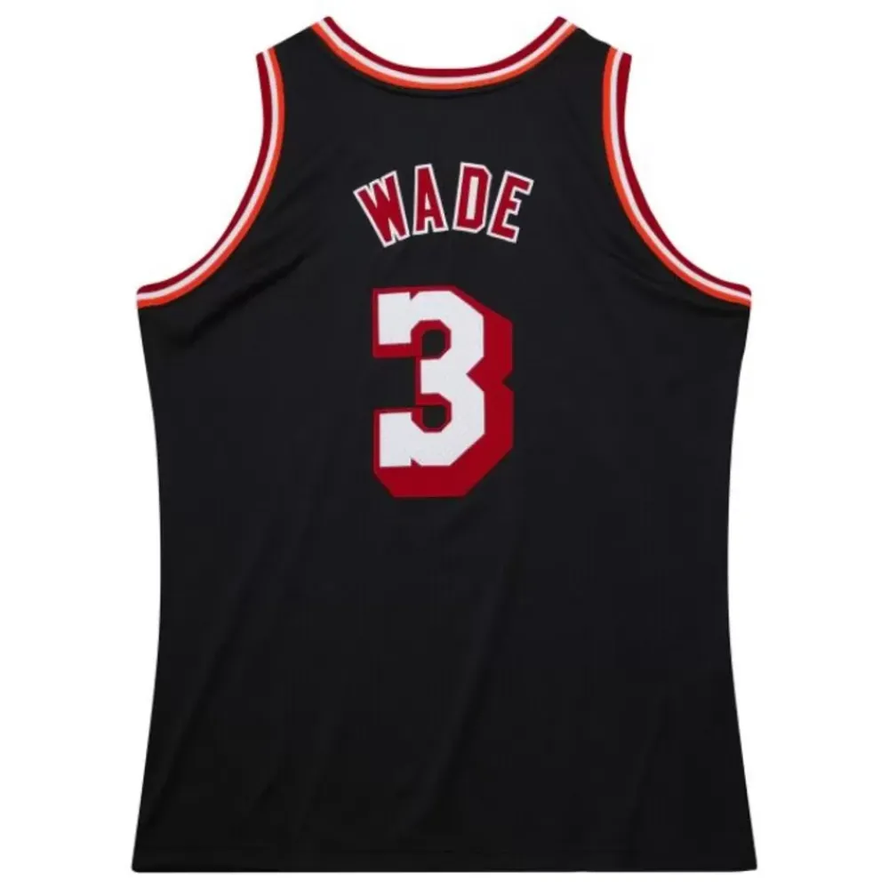 Jerseys Mitchell & Ness -Authentic Dwyane Wade Miami Heat Dark Hwc 2013-14 Jersey