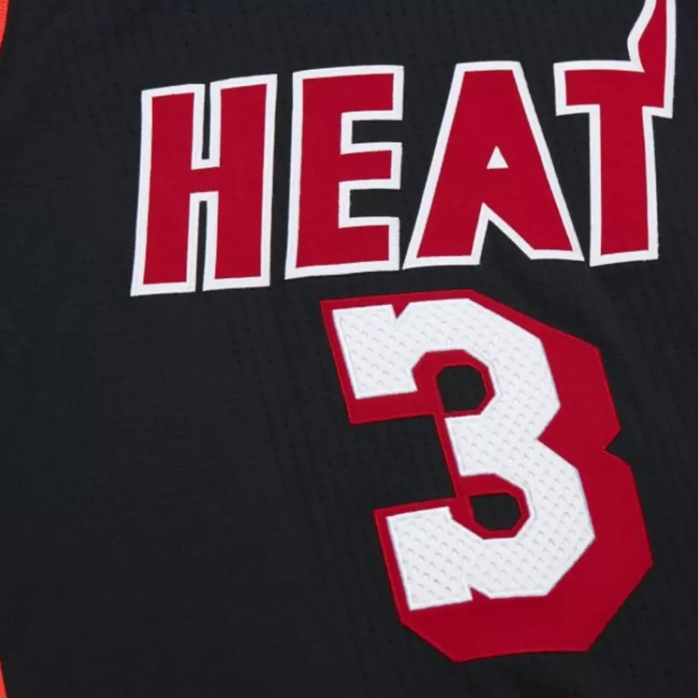 Jerseys Mitchell & Ness -Authentic Dwyane Wade Miami Heat Dark Hwc 2013-14 Jersey