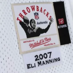 Jerseys Mitchell & Ness -Authentic Eli Manning New York Giants 2007 Jersey
