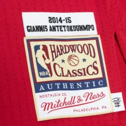 Jerseys Mitchell & Ness -Authentic Giannis Antetokounmpo Milwaukee Bucks Home 2014-15 Jersey