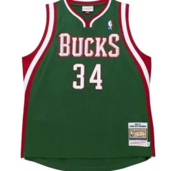 Jerseys Mitchell & Ness -Authentic Giannis Antetokounmpo Milwaukee Bucks Road 2013-14 Jersey