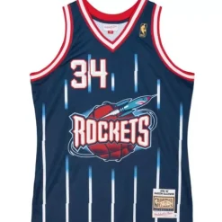 Jerseys Mitchell & Ness -Authentic Hakeem Olajuwon Houston Rockets Road 1996-97 Jersey